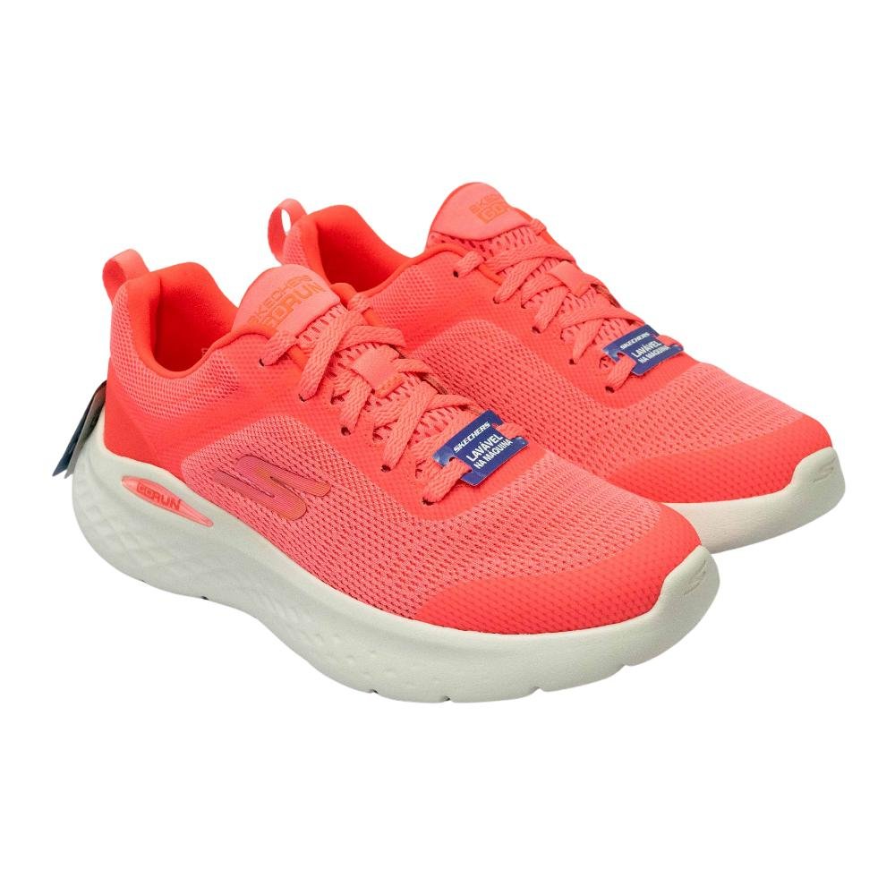 TÊNIS FEMININO SKECHERS GO RUN LITE Coral 4