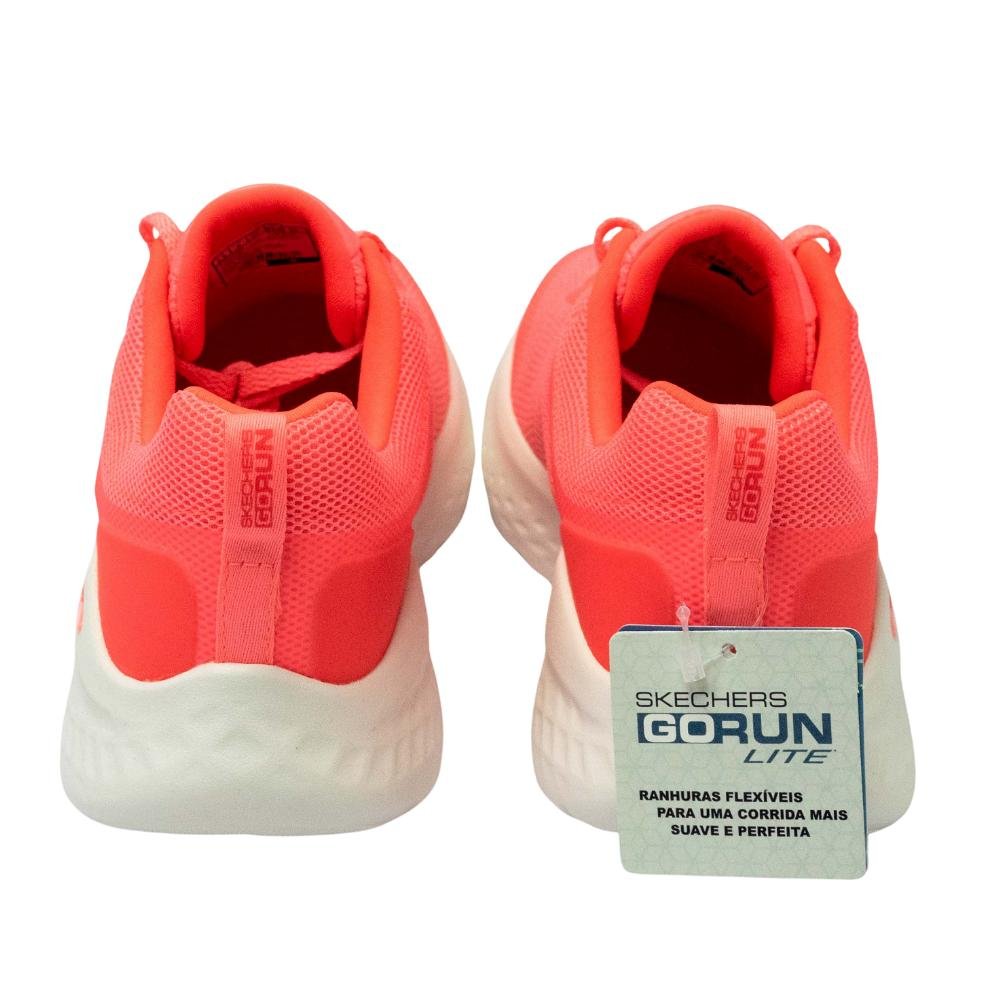 TÊNIS FEMININO SKECHERS GO RUN LITE Coral 6