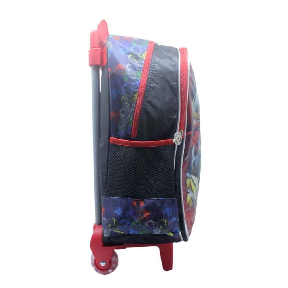 MOCHILA INFANTIL LUXCEL AVENGERS C/RODAS Vermelho 4