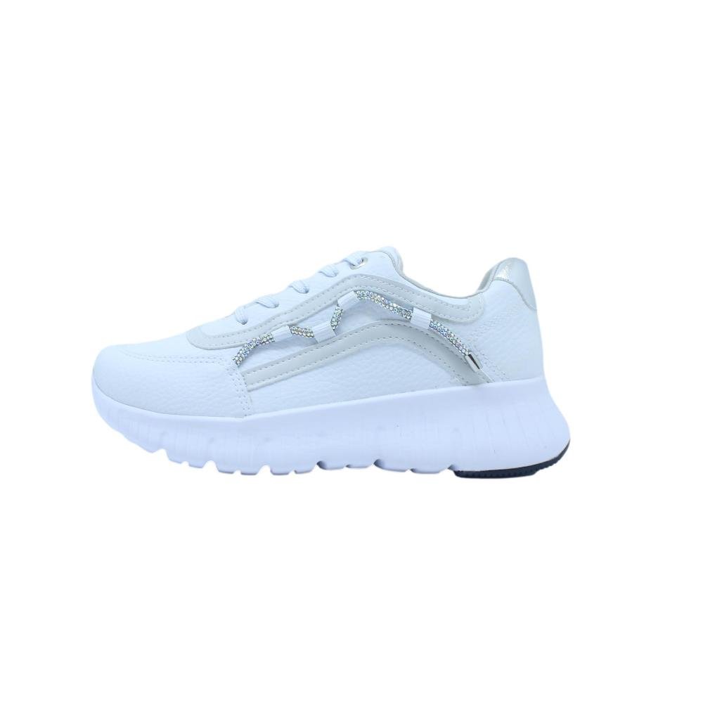 TÊNIS FEMININO RAMARIM C/STRASS Branco 2