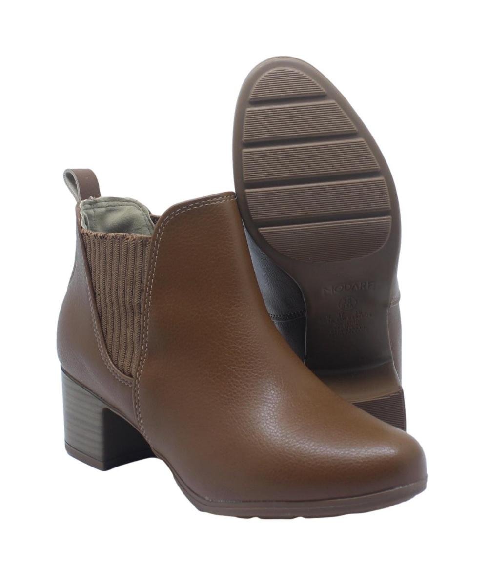 BOTA MODARE CANO CURTO FEMININO 7072.108 Marrom 6
