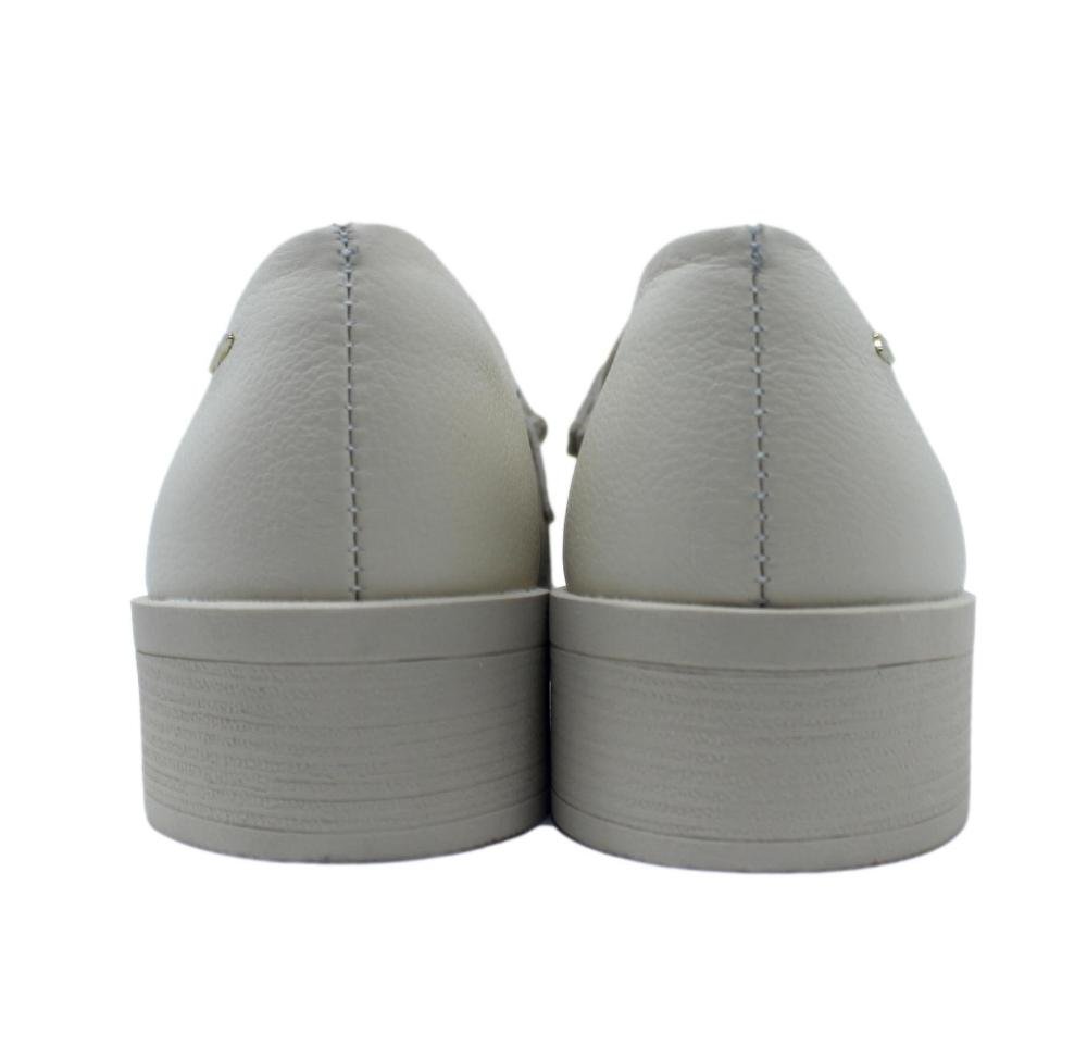 SAPATO DAKOTA FEMININO LOAFER  G9442 Branco 3