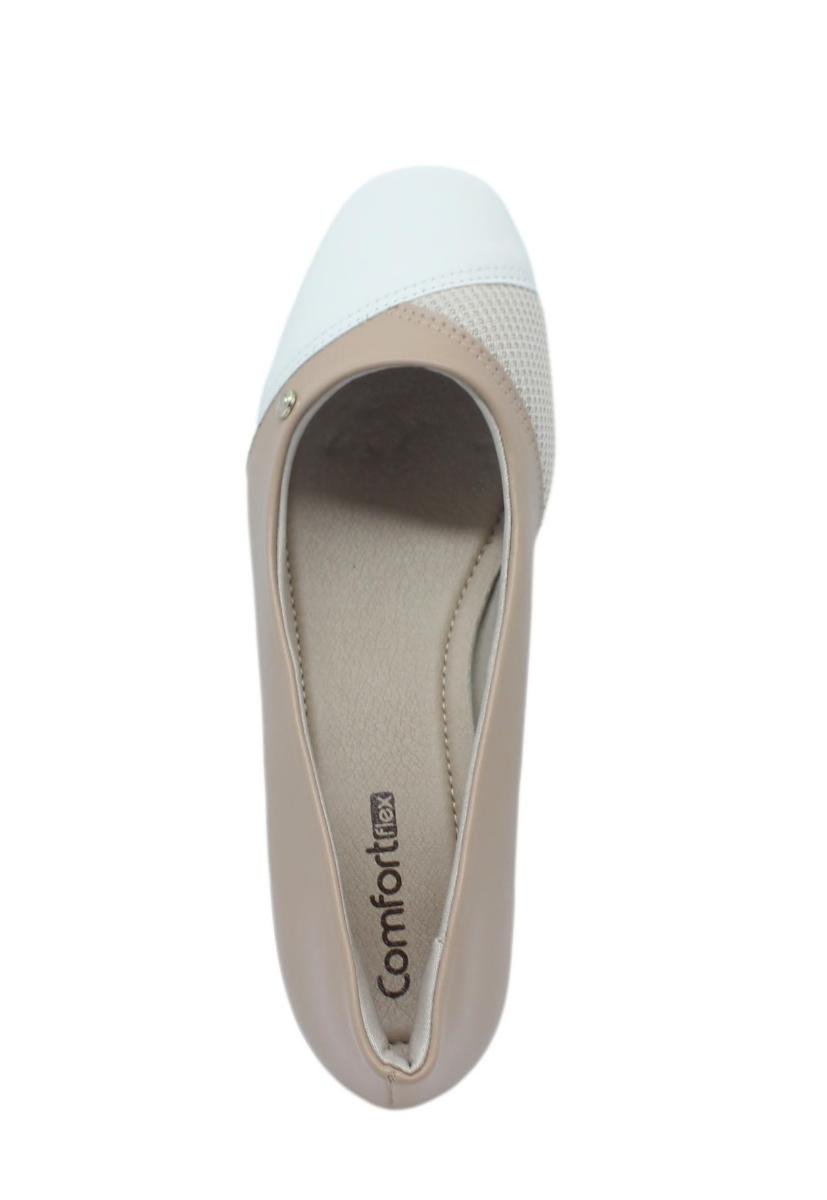 SAPATO COMFORTFLEX FEMININO 2495302 Bege 5