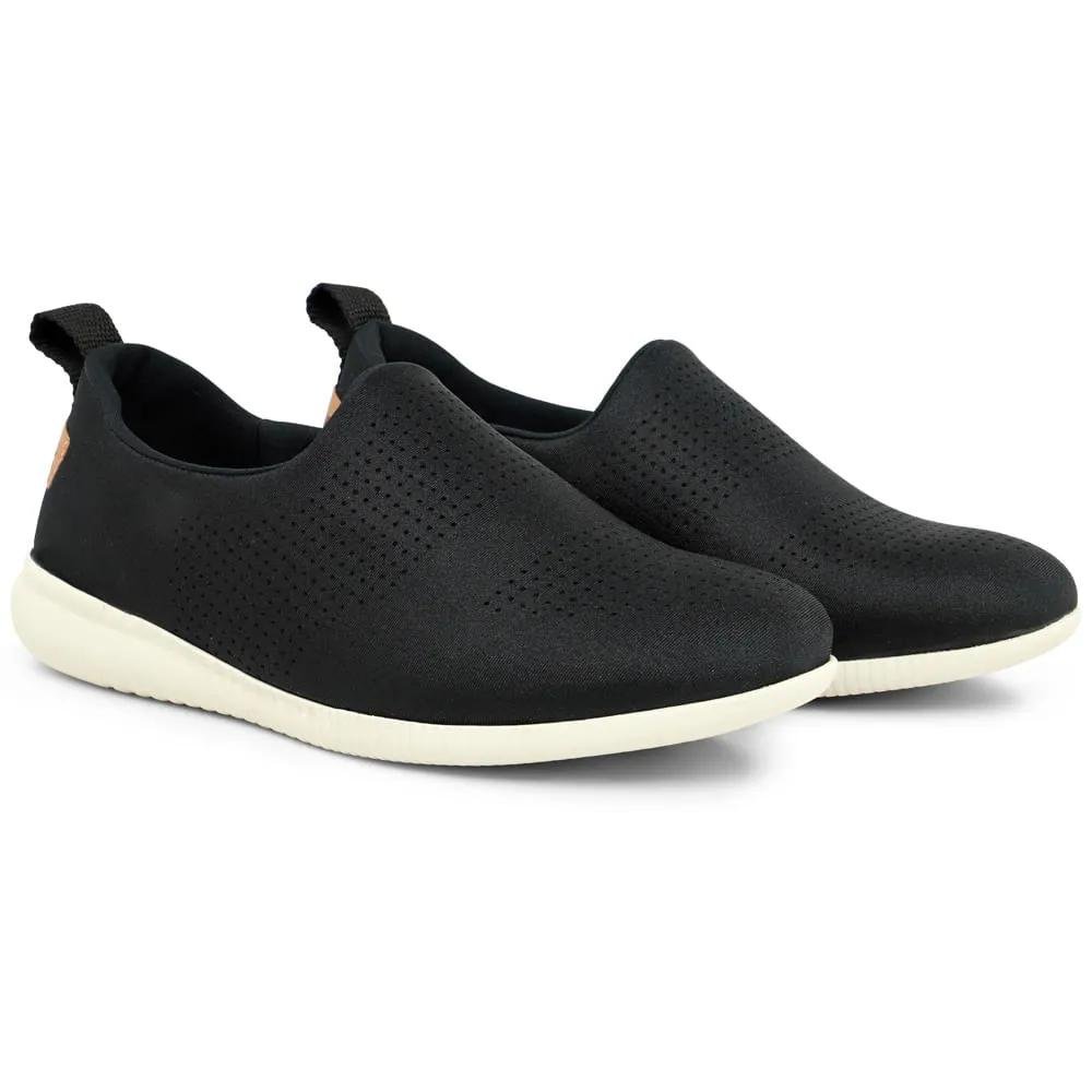 TÊNIS USAFLEX SLIP ON FEMININO AF0607 Preto 2