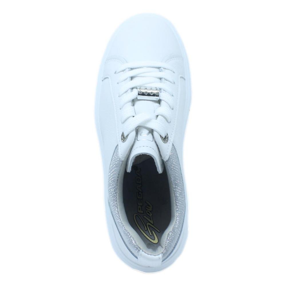 TÊNIS PEGADA LEVITECH COURO FEMININO  212103 Branco 3