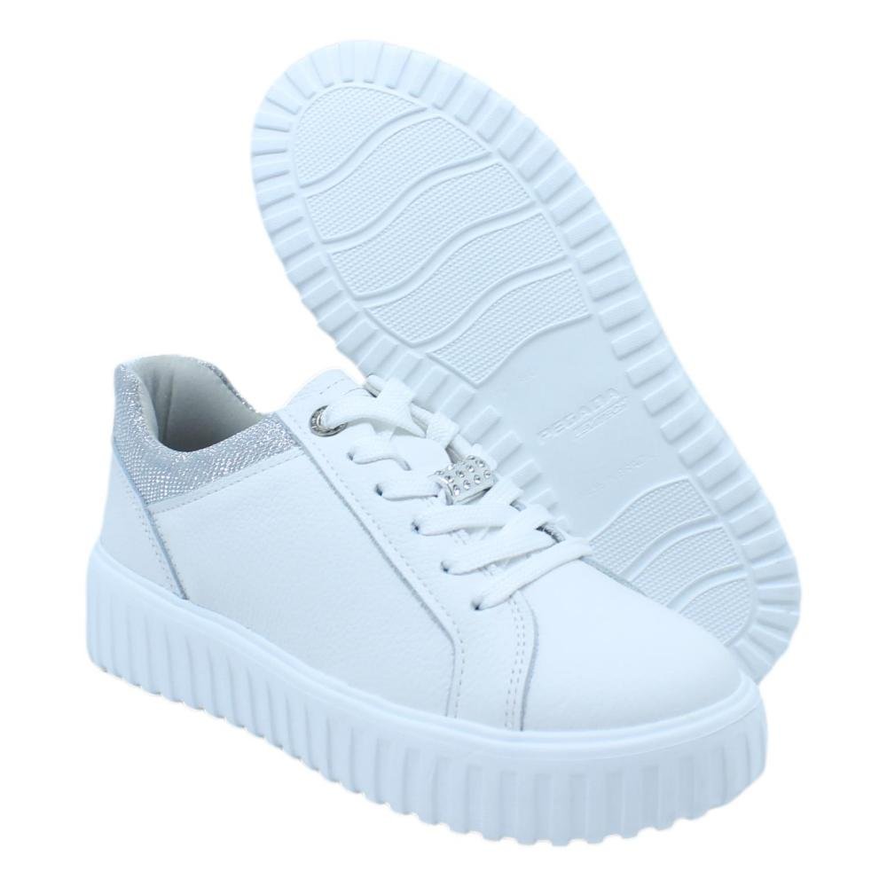 TÊNIS PEGADA LEVITECH COURO FEMININO  212103 Branco 6