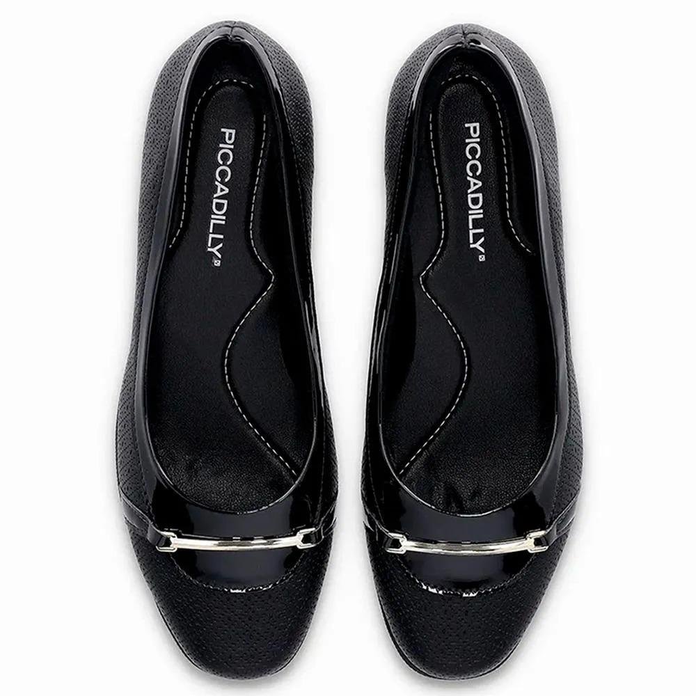 Sapato Feminino Piccadilly Ivone Anabela Preto 3