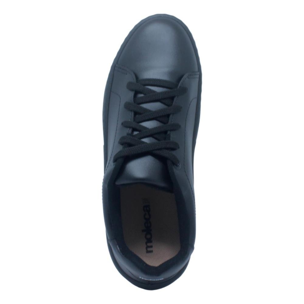 TÊNIS MOLECA FEMININO CASUAL CADARÇO 5791.100 Preto 5