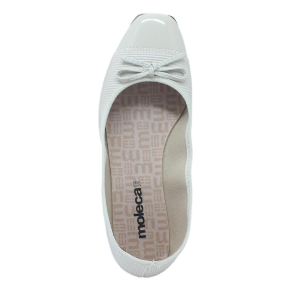SAPATILHA MOLECA FEMININA 5729.110 Branco 5