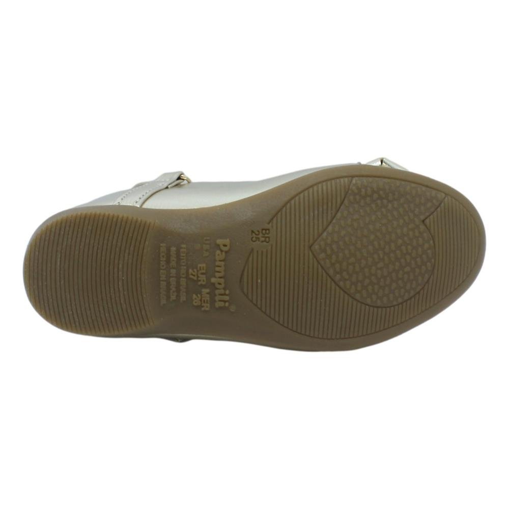 SAPATILHA INFANTIL MENINAS PAMPILI BAILARINA Dourado 2