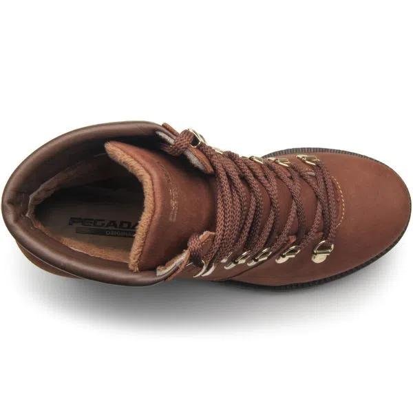 BOTA FEMININA PEGADA 281321 Marrom 4