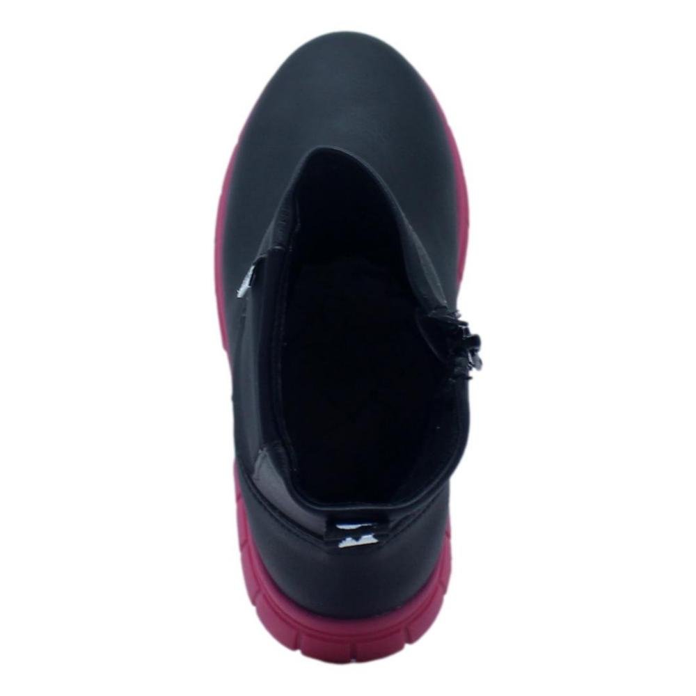 BOTA PAMPILI COTURNO INFANTIL MENINA LUCKY 711.003 Preto 5