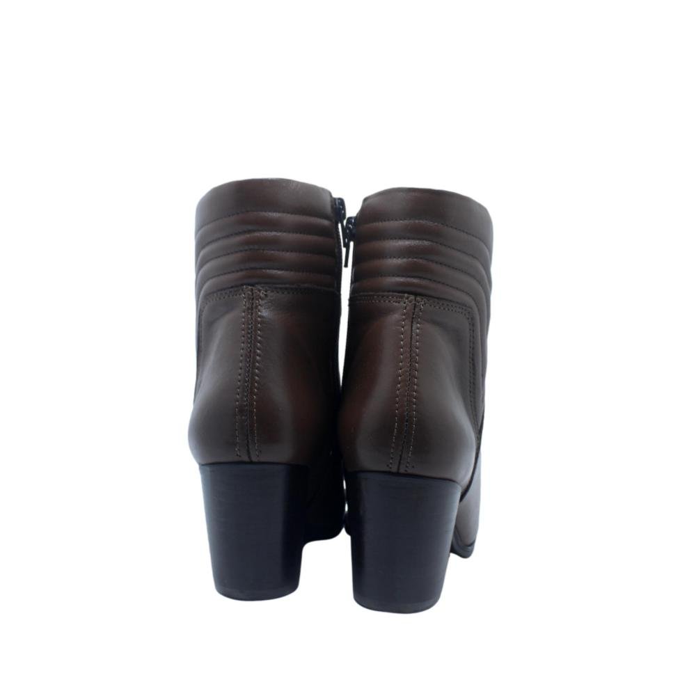 BOTA FEMININA CANO CURTO NEWBORN 4146 Marrom 3