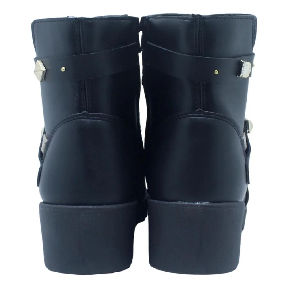 BOTA KIDY COTURNO INFANTIL MENINA COMFORT LIZ 328-0004 Preto 3