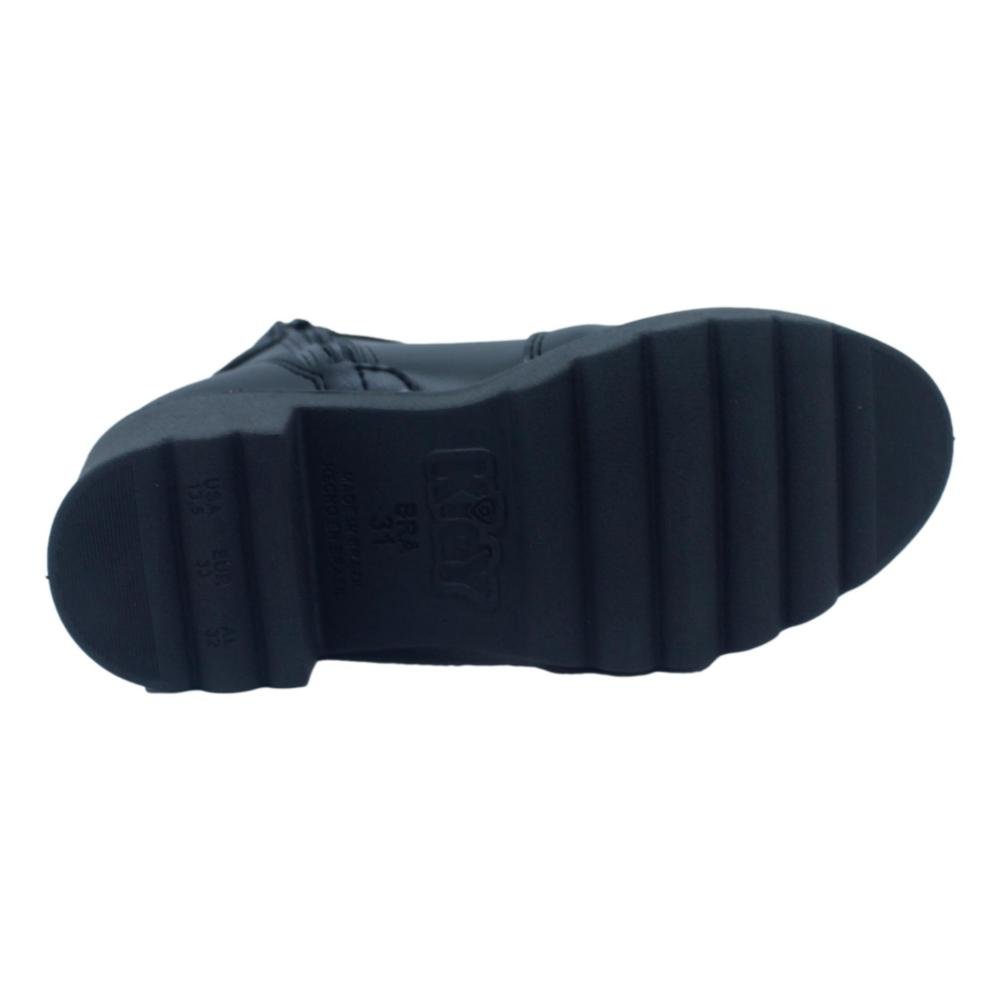 BOTA KIDY COTURNO INFANTIL MENINA COMFORT LIZ 328-0004 Preto 5