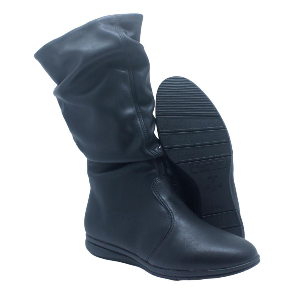 BOTA PICCADILLY CANO MEDIO FEMININA 261025 Preto 4