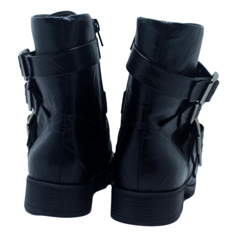 BOTA PICCADILLY LECI CANO CURTO SALTO BAIXO 653006 Preto 3