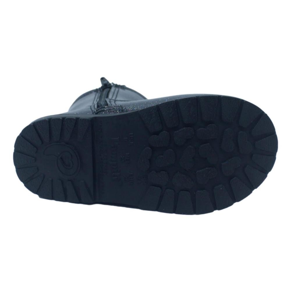 BOTA PAMPILI RUBI PRETA FURTACOR INFANTIL MENINA 141.077 Preto 6