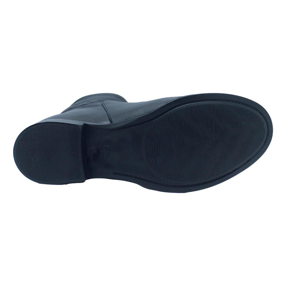 BOTA NEWBORN FEMININA CANO CURTO COURO 9836 Preto 6