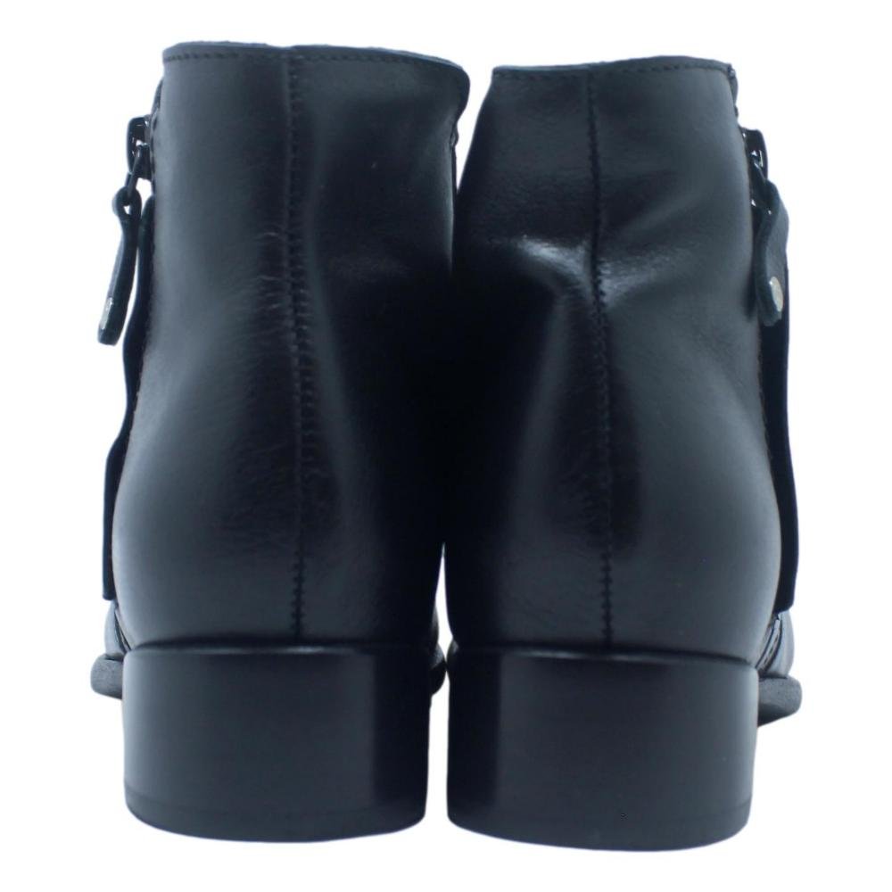 BOTA ANDACCO FEMININA WEST SALTO BAIXO EM COURO 4630 Preto 3