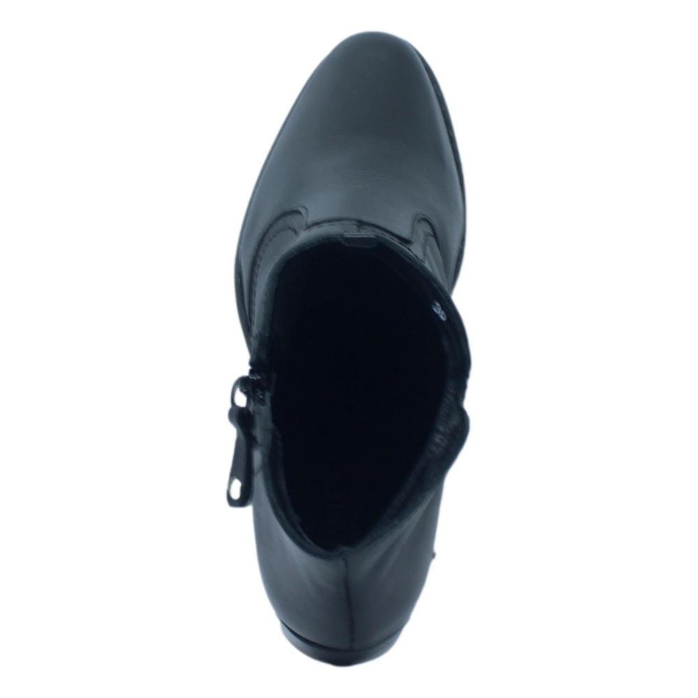 BOTA ANDACCO FEMININA WEST SALTO BAIXO EM COURO 4630 Preto 5