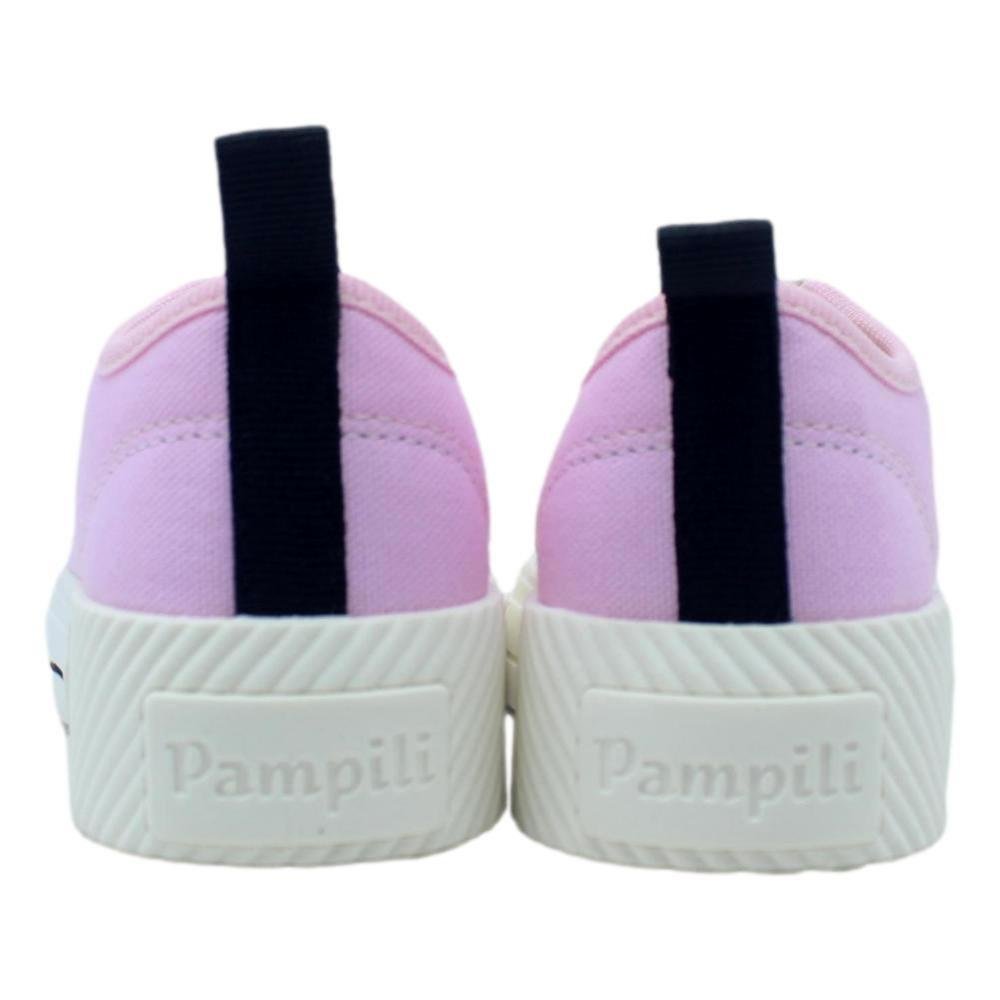 Tênis Infantil Meninas Pampili Max Rosa Rosa 5