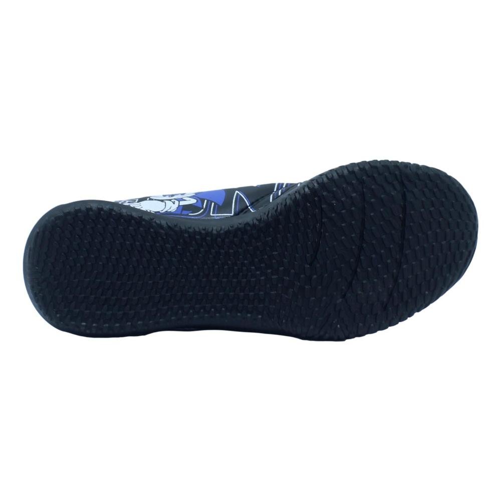CHUTEIRA FUTSAL MENINOS OXN SONIC LETS X-PRO 2 Preto/Branco/Azul 6
