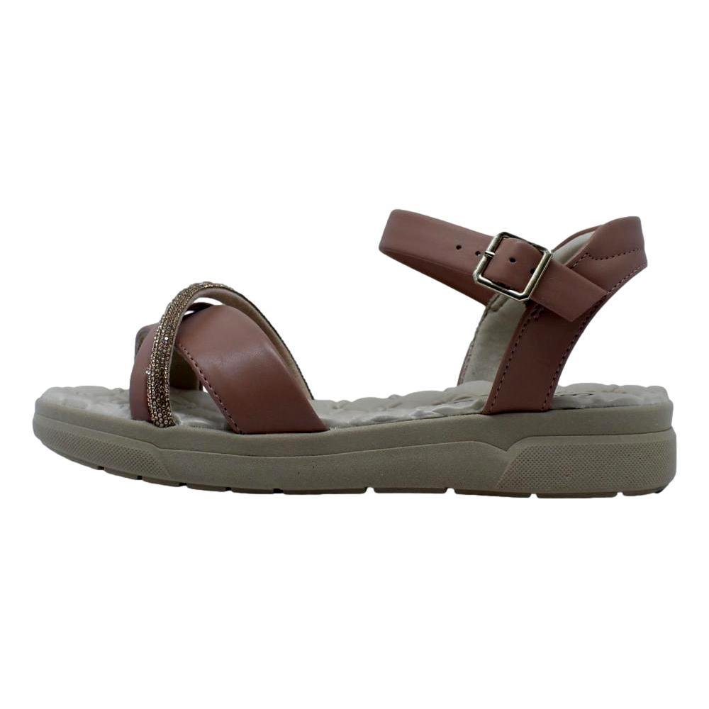 SANDÁLIA FEMININA STRASS COMFORTFLEX