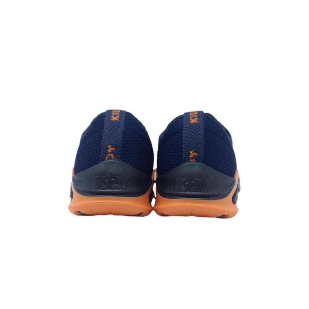 TÊNIS INFANTIL MENINOS KIDY PLAY C/BRINDE Azul/Laranja 5