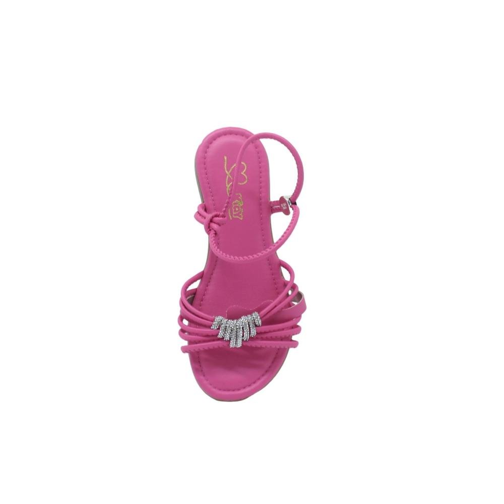 SANDÁLIA INFANTIL MENINAS KIDY FLAT IBIZA Rosa 3