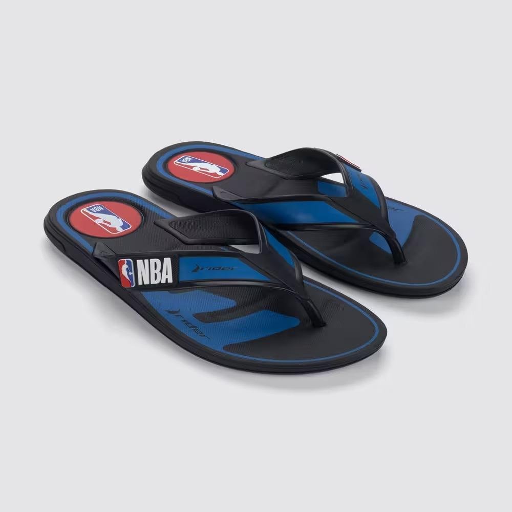CHINELO MASCULINO GRENDENE RIDER START NBA Preto 4