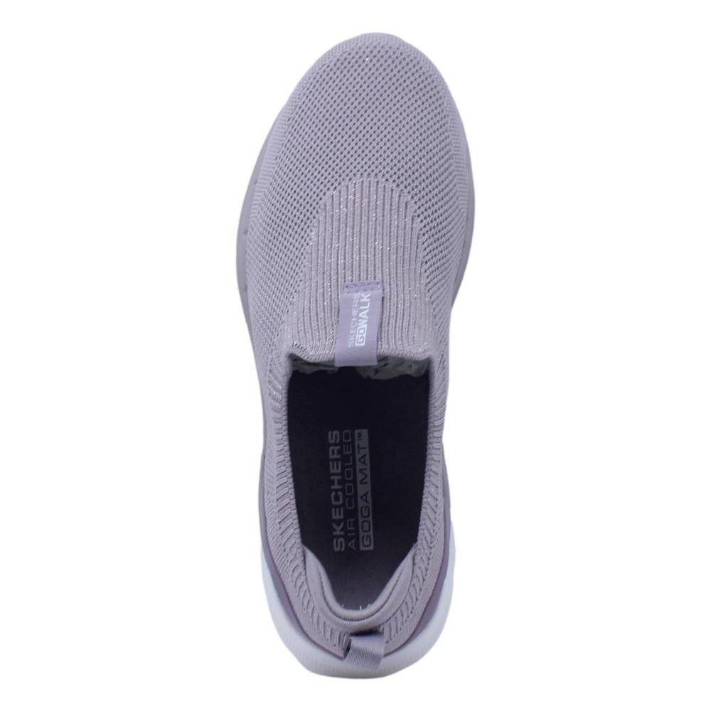 TÊNIS FEMININO SLIP-ON SKECHERS GO WALK 6 Roxo 5
