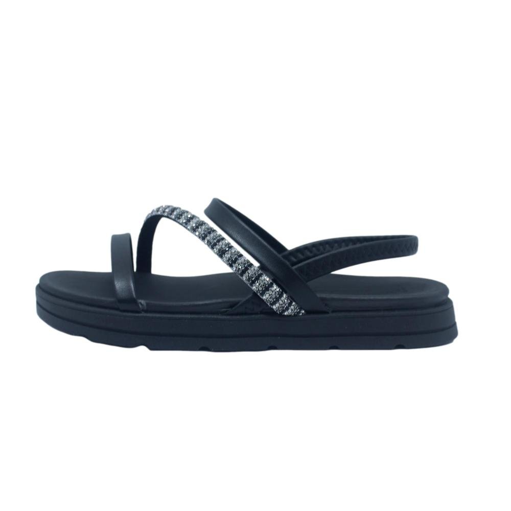 SANDÁLIA FEMININA MOLECA Preto 2