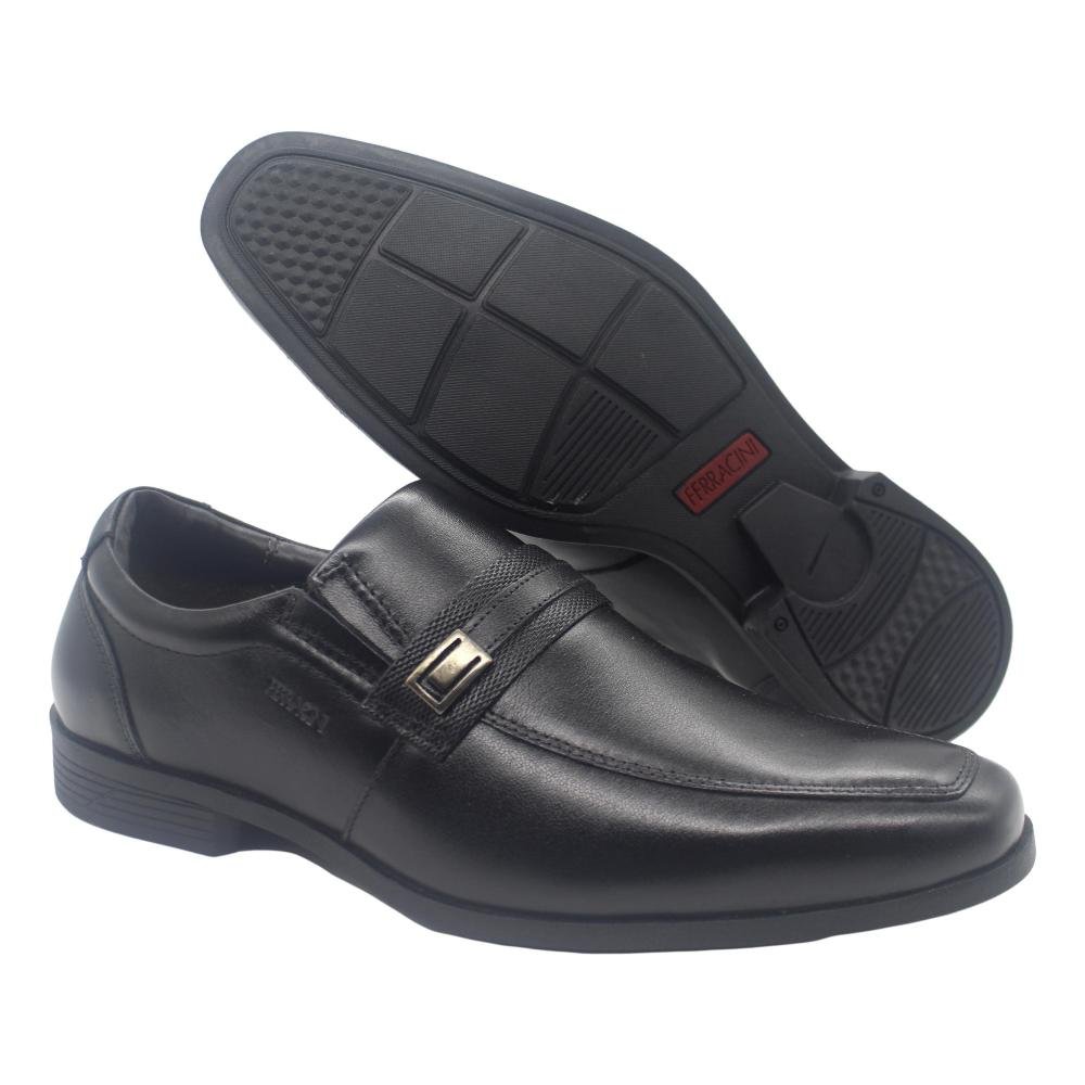 Sapato Ferracini Masculino Preto London 4462-281g Preto 4