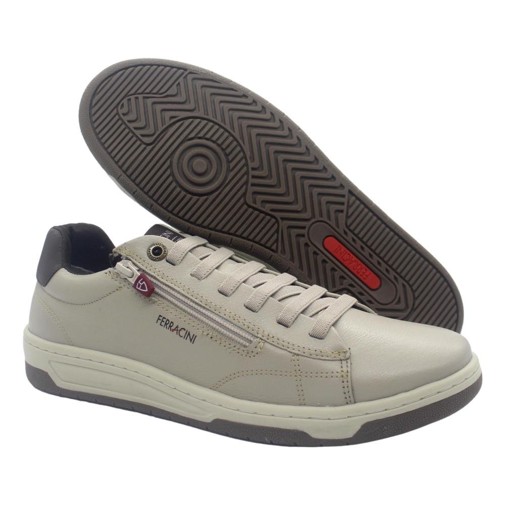 Sapatênis Ferracini Masculino Vox Cinza Claro 8052-617 Cinza 4