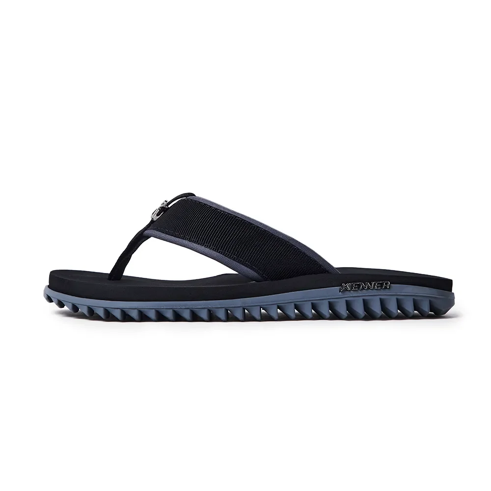 Chinelo Kenner Masculino Kivah Cushy DKS Preto/Cinza 3