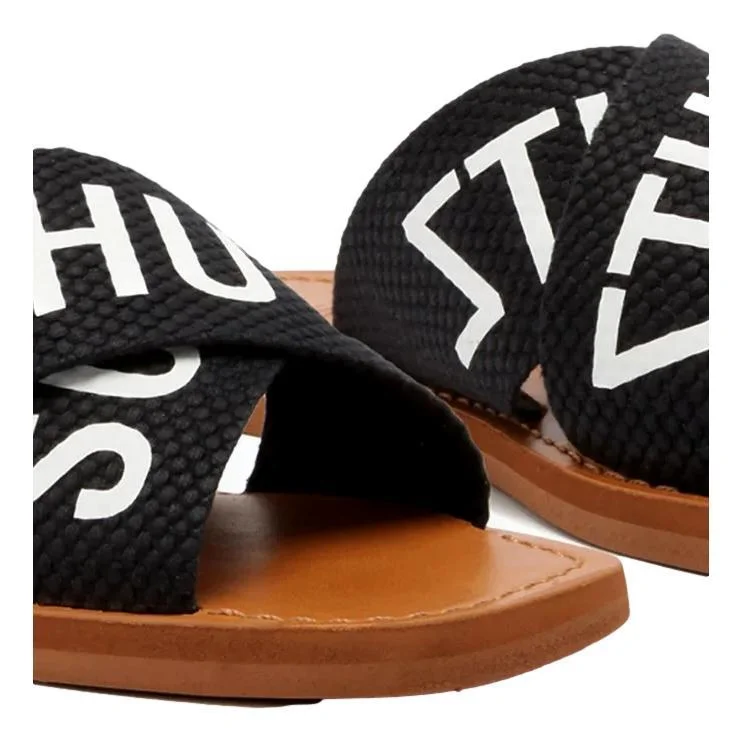 SANDÁLIA SCHUTZ RASTEIRA DE X LOGO AREIA S20889 Preto 4