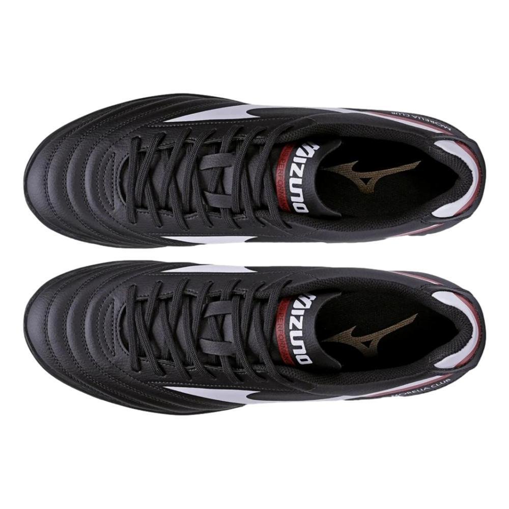 CHUTEIRA SOCIETY MASCULINA MIZUNO MORELIA CLASSIC Preto/Branco 5