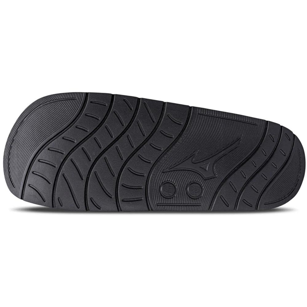 Chinelo Slide Masculino Mizuno 106050050 Preto/Branco 4