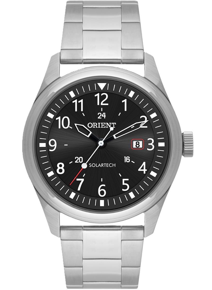 Relógio ORIENT Masculino SolarTech MBSS1446 P2SX Prata 1