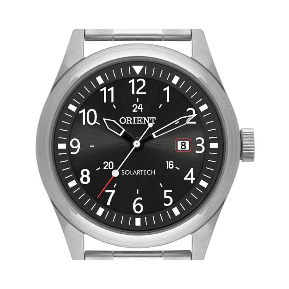 Relógio ORIENT Masculino SolarTech MBSS1446 P2SX Prata 3