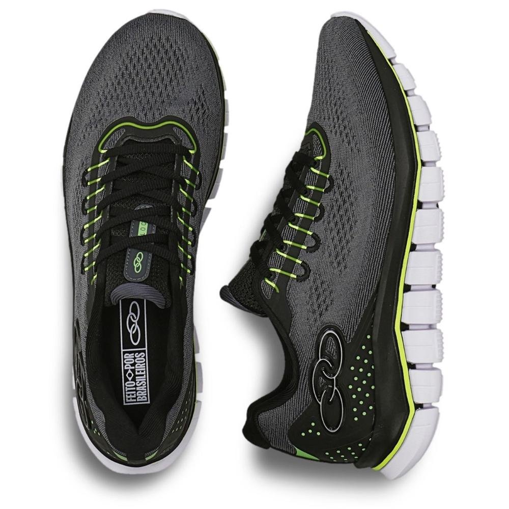 TÊNIS MASCULINO OLYMPIKUS BLOCO 43558357 Preto/Chumbo 4