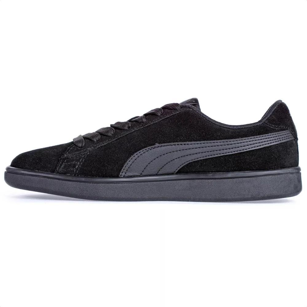 TÊNIS FEMININO PUMA SMASH V2 386162 Preto 1