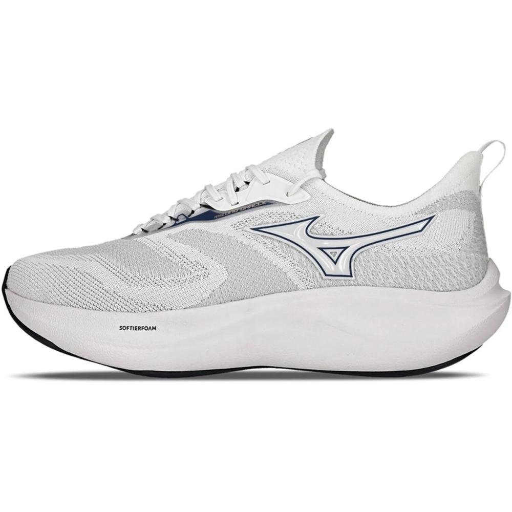 Tênis de Corrida Knit Feminino Mizuno Oracle 101126126/1 Branco 1