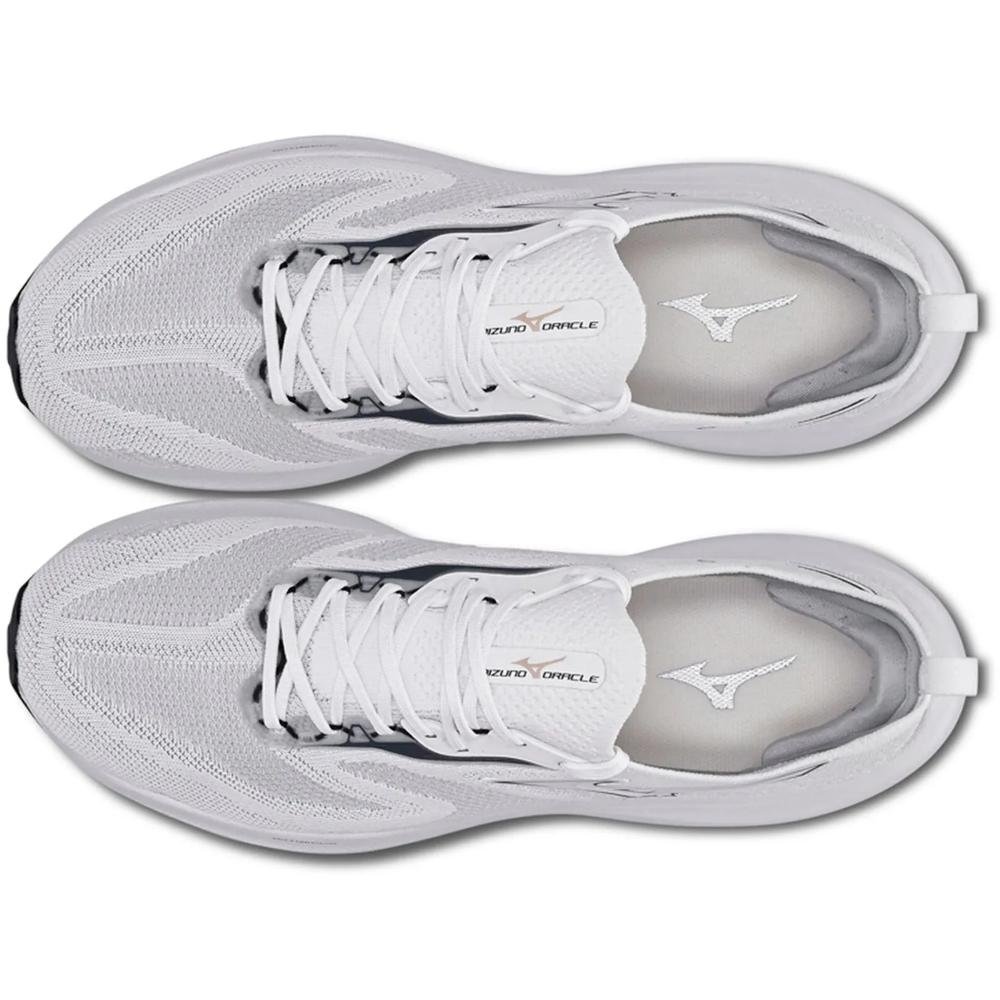 Tênis de Corrida Knit Feminino Mizuno Oracle 101126126/1 Branco 3