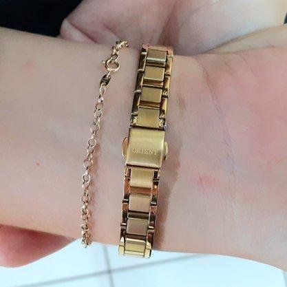 RELÓGIO FEMININO MINI ORIENT S2KX FGSS0068S2KX Dourado 4