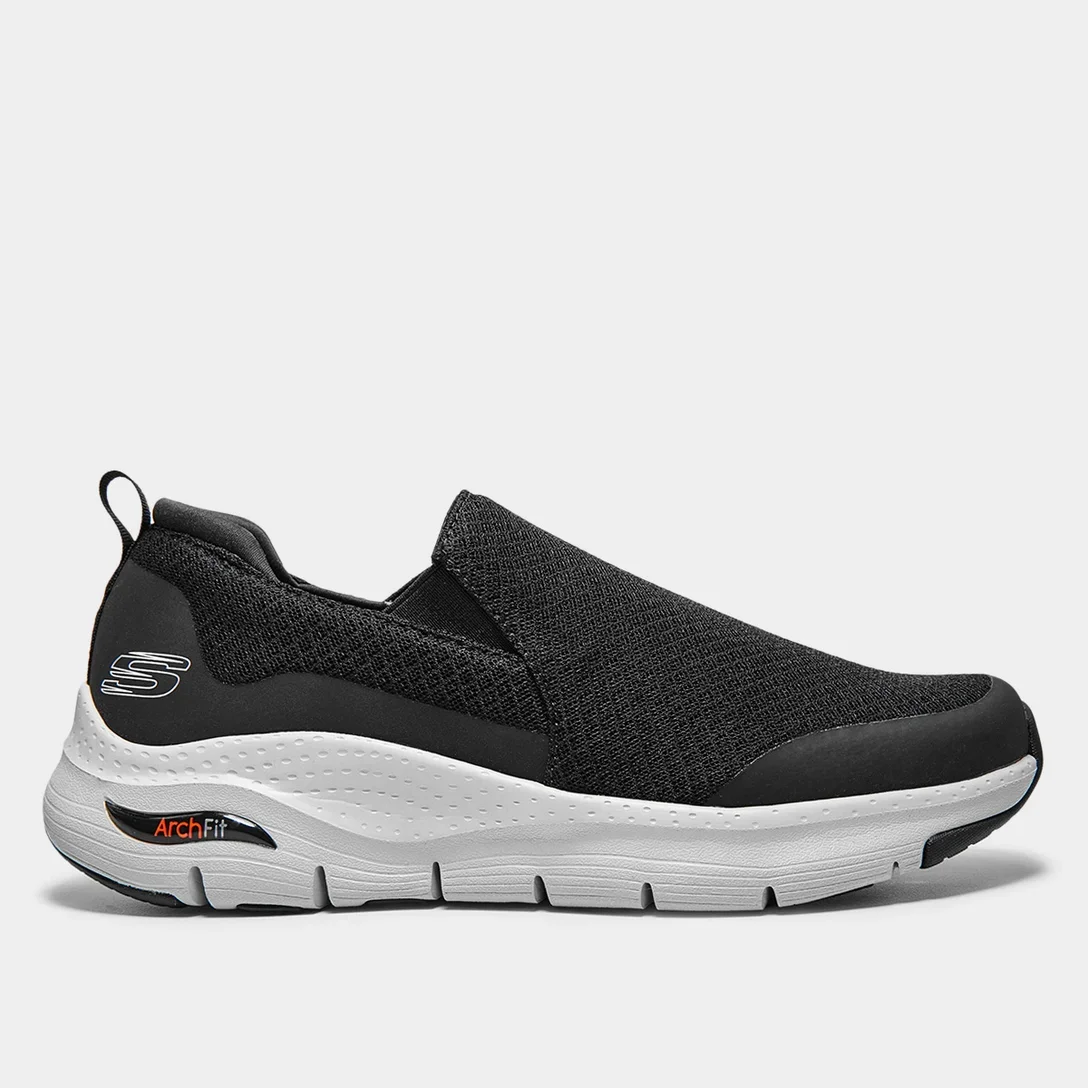 TÊNIS MASCULINO SKECHERS ARCH FIT 232043 Preto 1