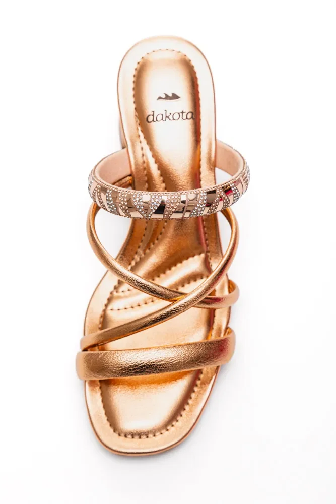 TAMANCO DAKOTA FEMININO STRASS Y7671 Bronze 3