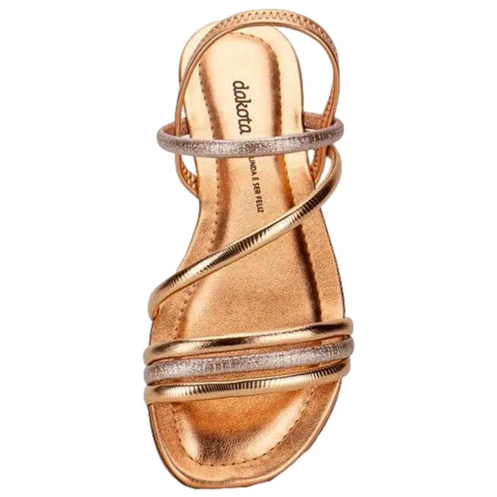 SANDÁLIA DAKOTA FEMININA  Y8481 Rose Gold 2