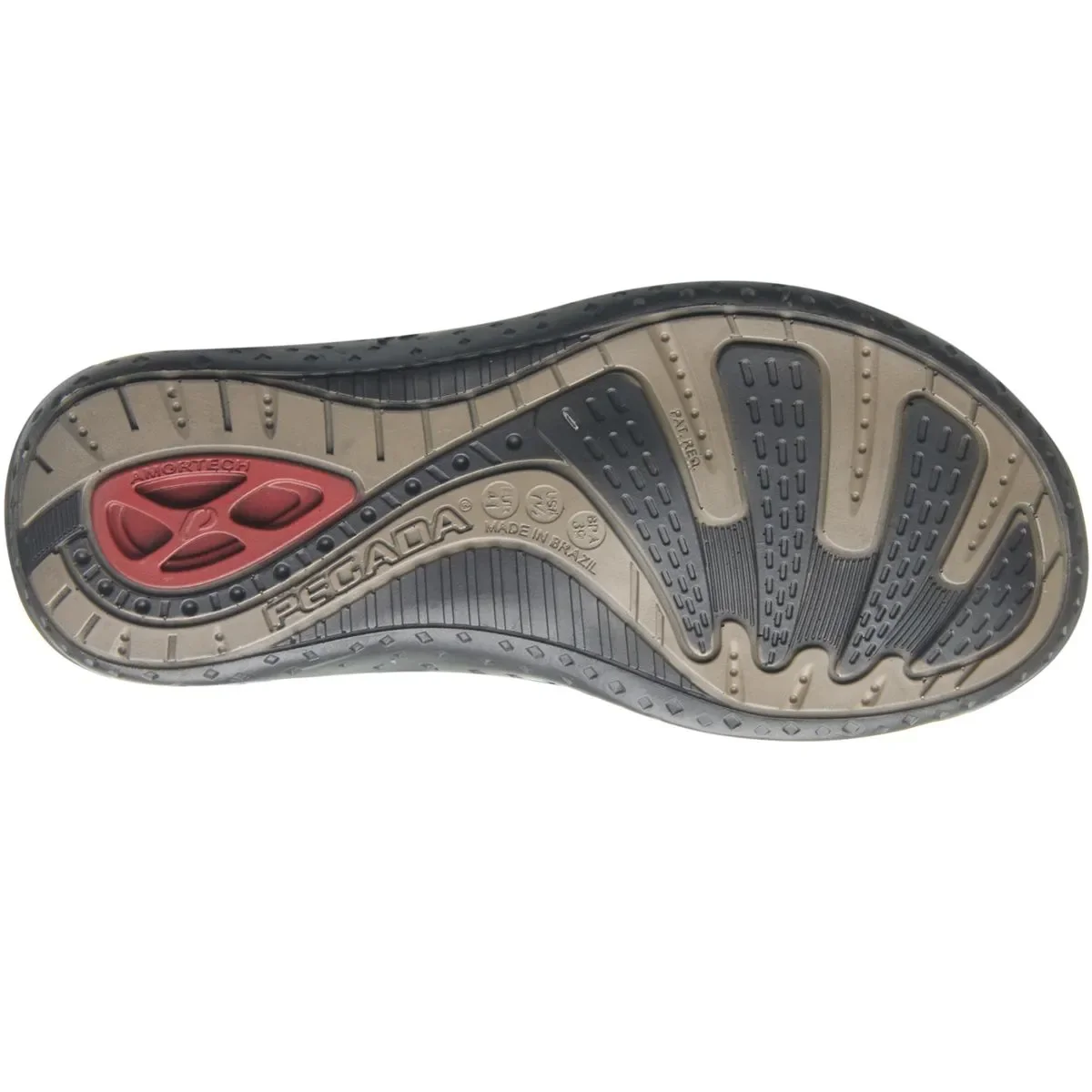 Chinelo Pegada Masculino em Couro Pinhão Marrom 5